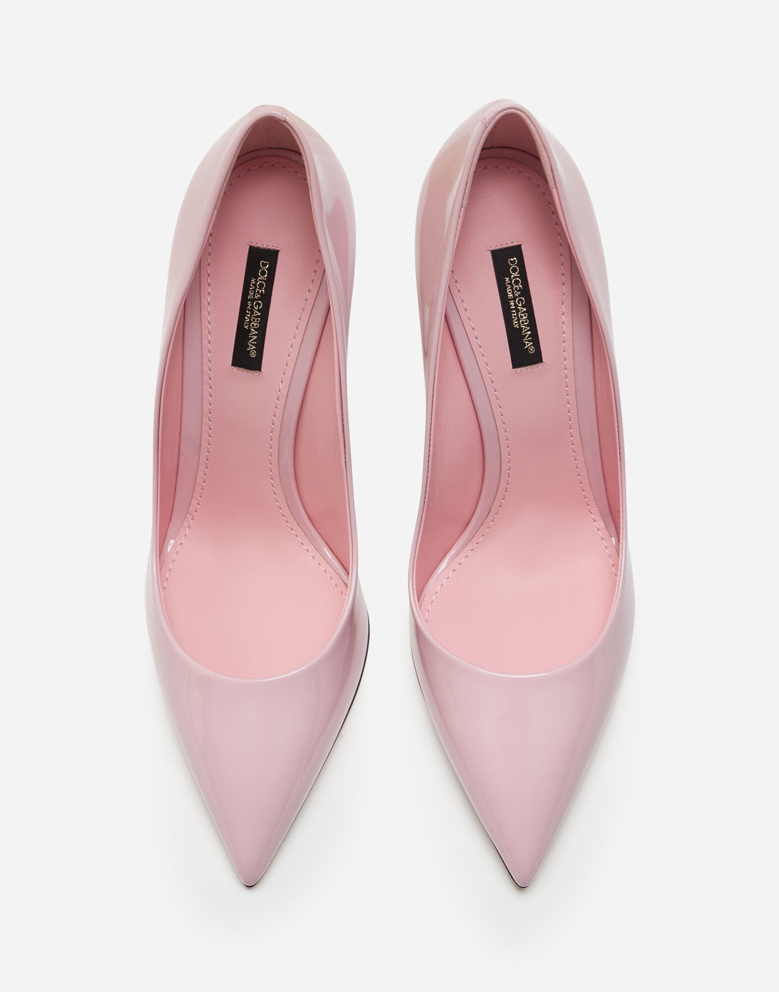 Blush patent leather pumps sale
