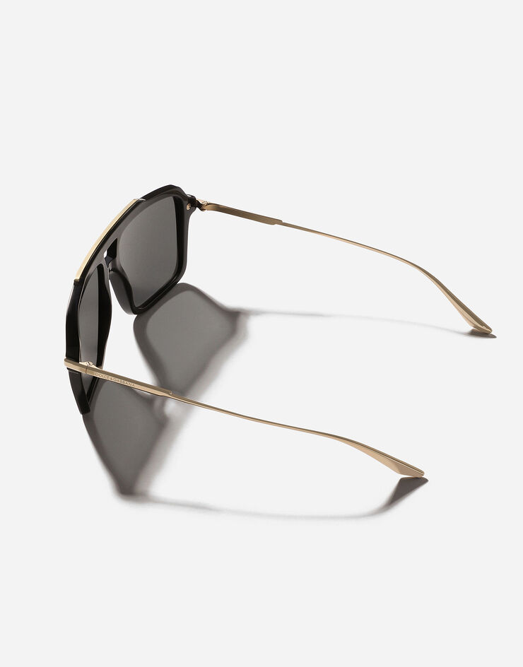 Dolce & Gabbana DG METAL CLASSIC Sunglasses Black and gold VG4477VP187