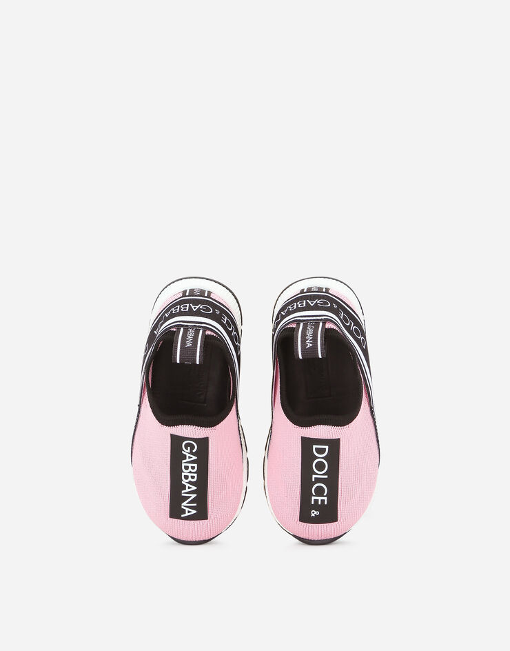 Dolce & Gabbana Sorrento slip-on sneakers with logo tape Pink DN0105AH677