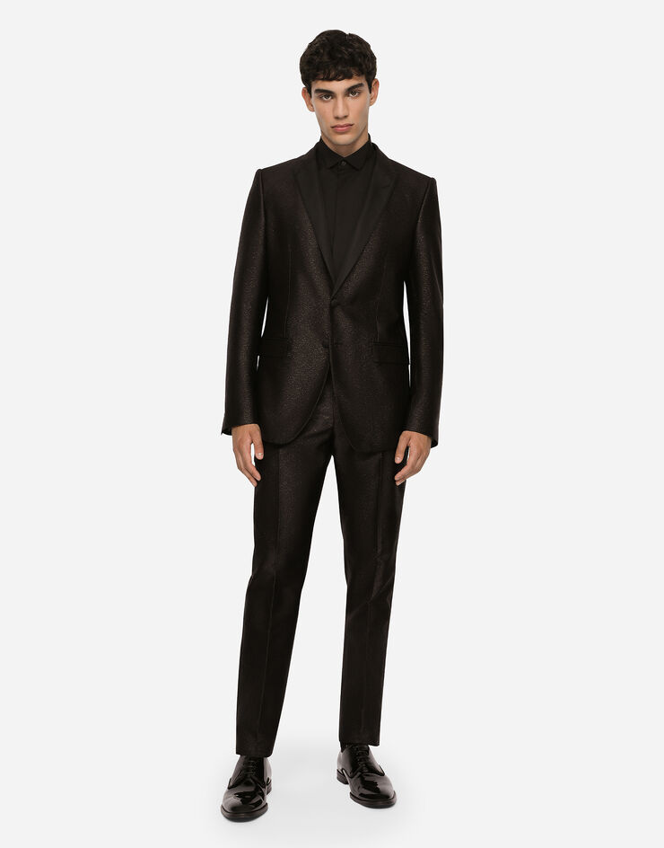 Dolce & Gabbana Lamé silk jacquard martini-fit tuxedo suit マルチカラー GKPFMTFJMPN