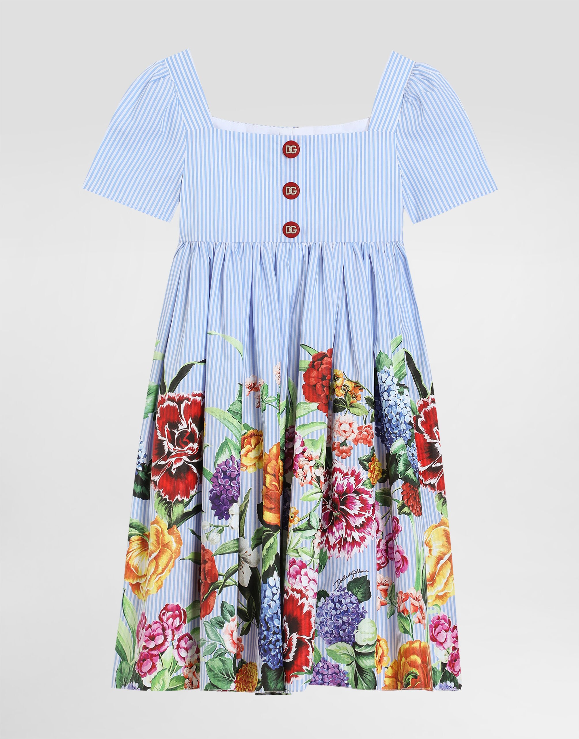 商品画像：HGBC318/DOLCE&GABBANA キッズ パンツ 花柄 107-113 - ボトムス 3