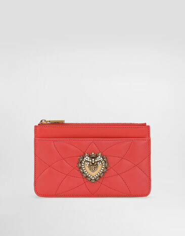Dolce & Gabbana Medium Devotion card holder Orange BI1261AV967