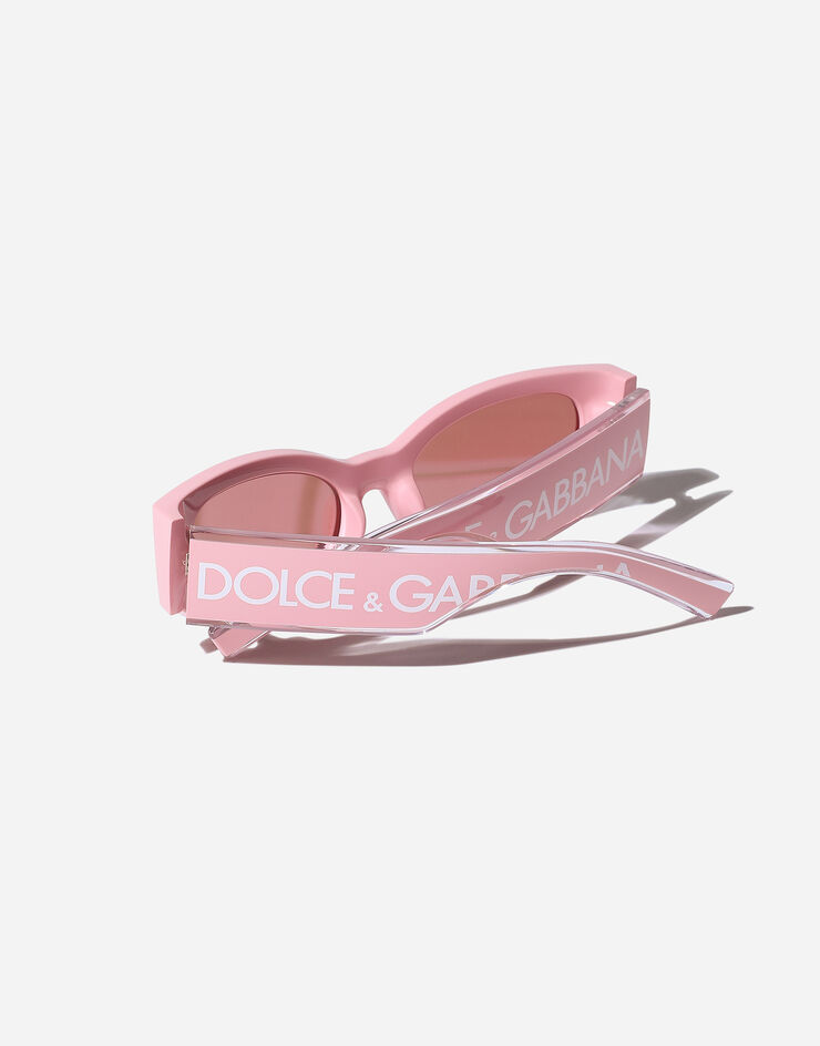 Dolce & Gabbana DNA 로고 선글라스 핑크 VG600KVN87V