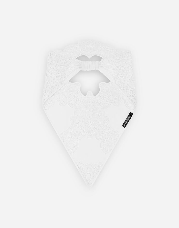 Dolce & Gabbana Cotton veil with cut-out detailing White FS311AFG5BJ