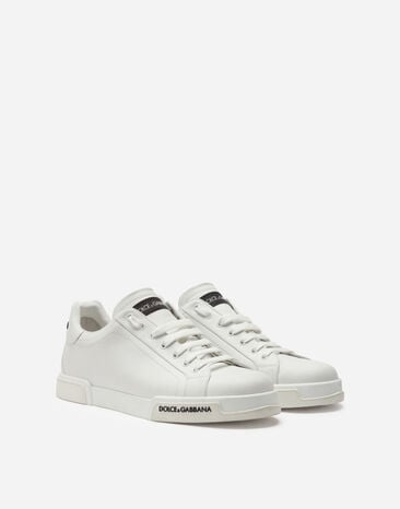 Dolce & Gabbana Calfskin nappa Portofino sneakers White CS2332AA335