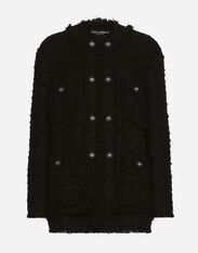 Dolce & Gabbana Single-breasted rush-stitch jacket Print F29UDTIS1P4