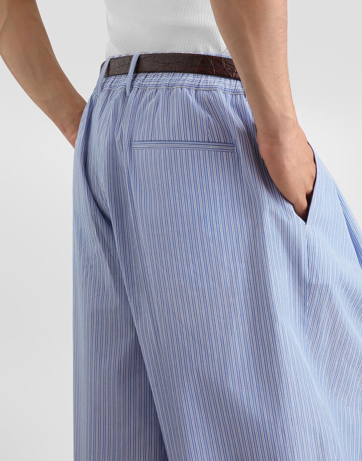 Dolce & Gabbana Striped cotton jogging trousers Multicolor GP228TFR54O