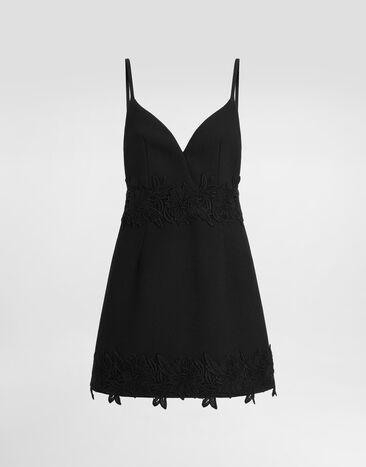 Dolce & Gabbana Stretch wool crêpe dress Black F6TWZTFUBCI
