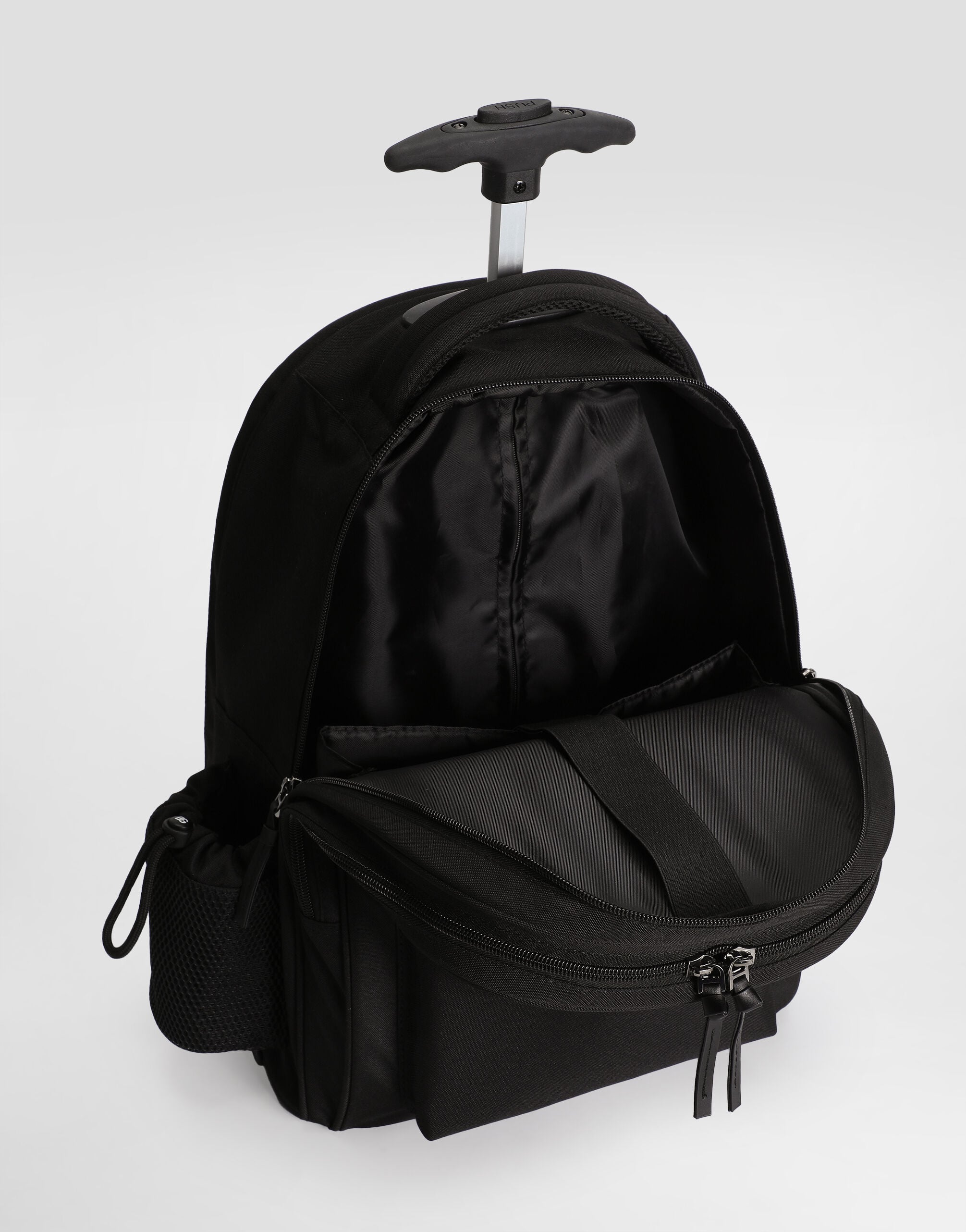 Printed nylon trolley backpack in Black for Boys | Dolce&Gabbana® US