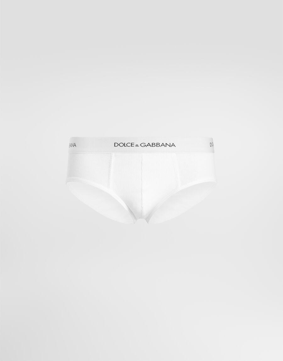 Fine-rib cotton Brando briefs