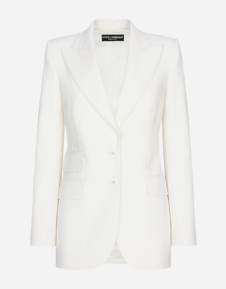 Dolce & Gabbana Two-way stretch wool jacket Multicolor F29Z8TGDA2F