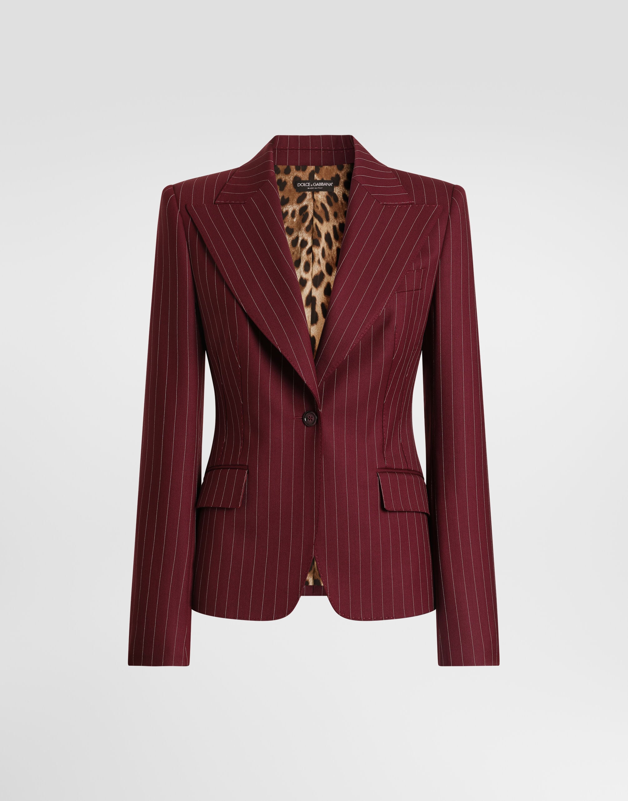D&G Dolce & Gabbana テーラードジャケット ストライプ レディースデザイナーズブレザー | ロング＆ショートブレザー | DG®