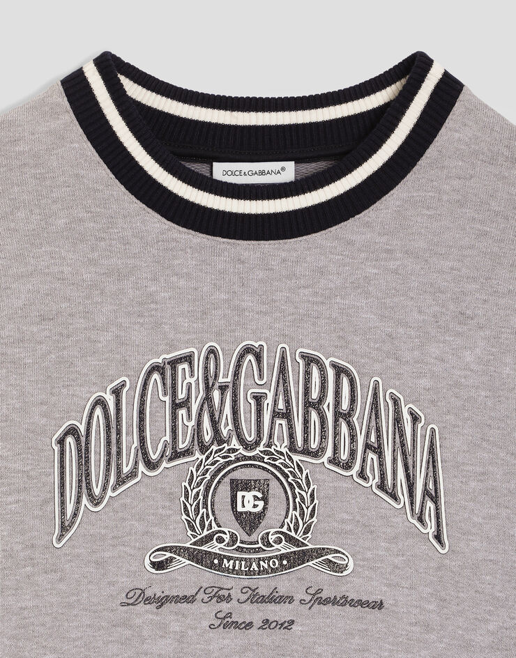 Dolce & Gabbana Cotton sweatshirt with logo Dolce & Gabbana Cotton sweatshirt with logo L4JWNUG7P6H