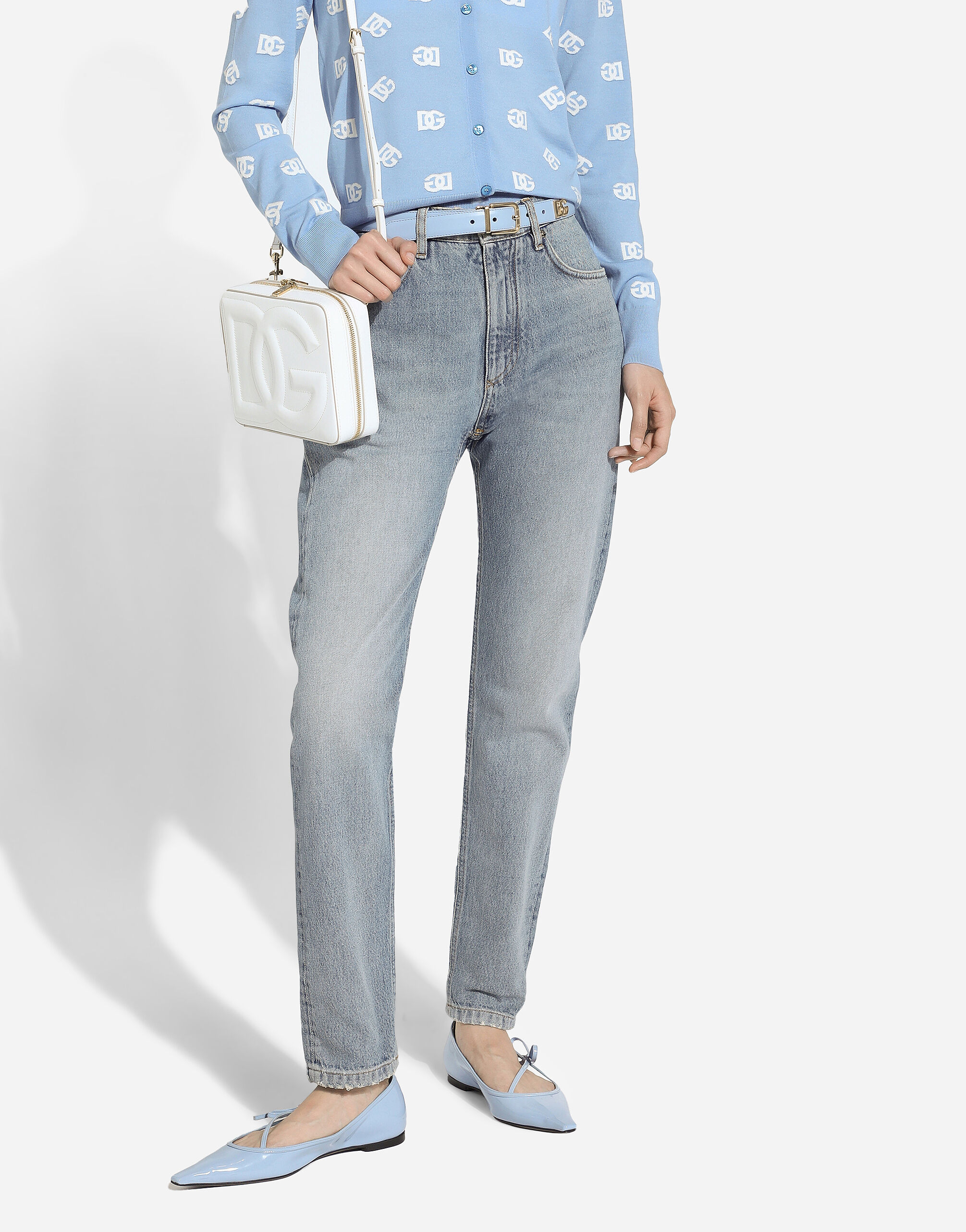 【送料&関税込】Dolce & Gabbana Carrot Leg Jeans Cotton denim carrot-leg jeans in Multicolor for Women