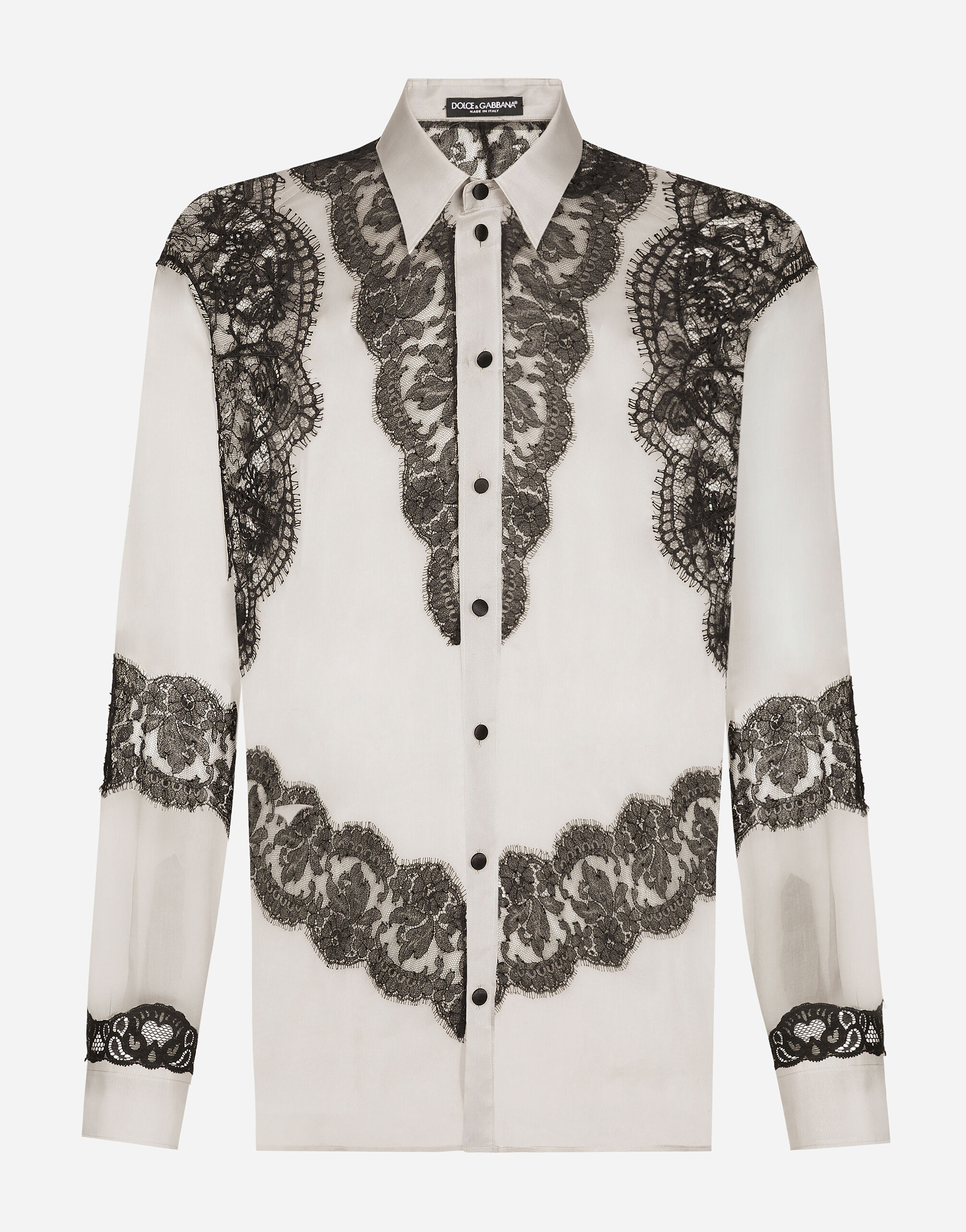Camicia con ricami uomo hot sale