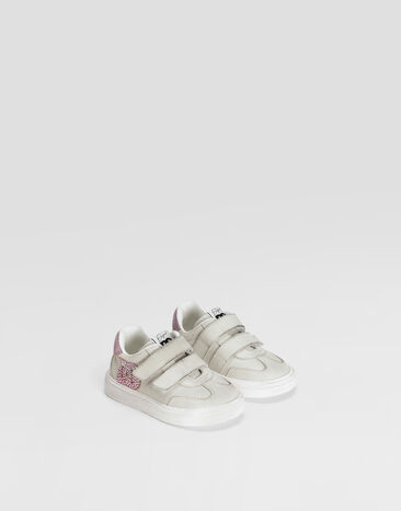 Dolce & Gabbana Zapatilla DG Original en piel de becerro con logotipo DG Multicolor DN0219AW775