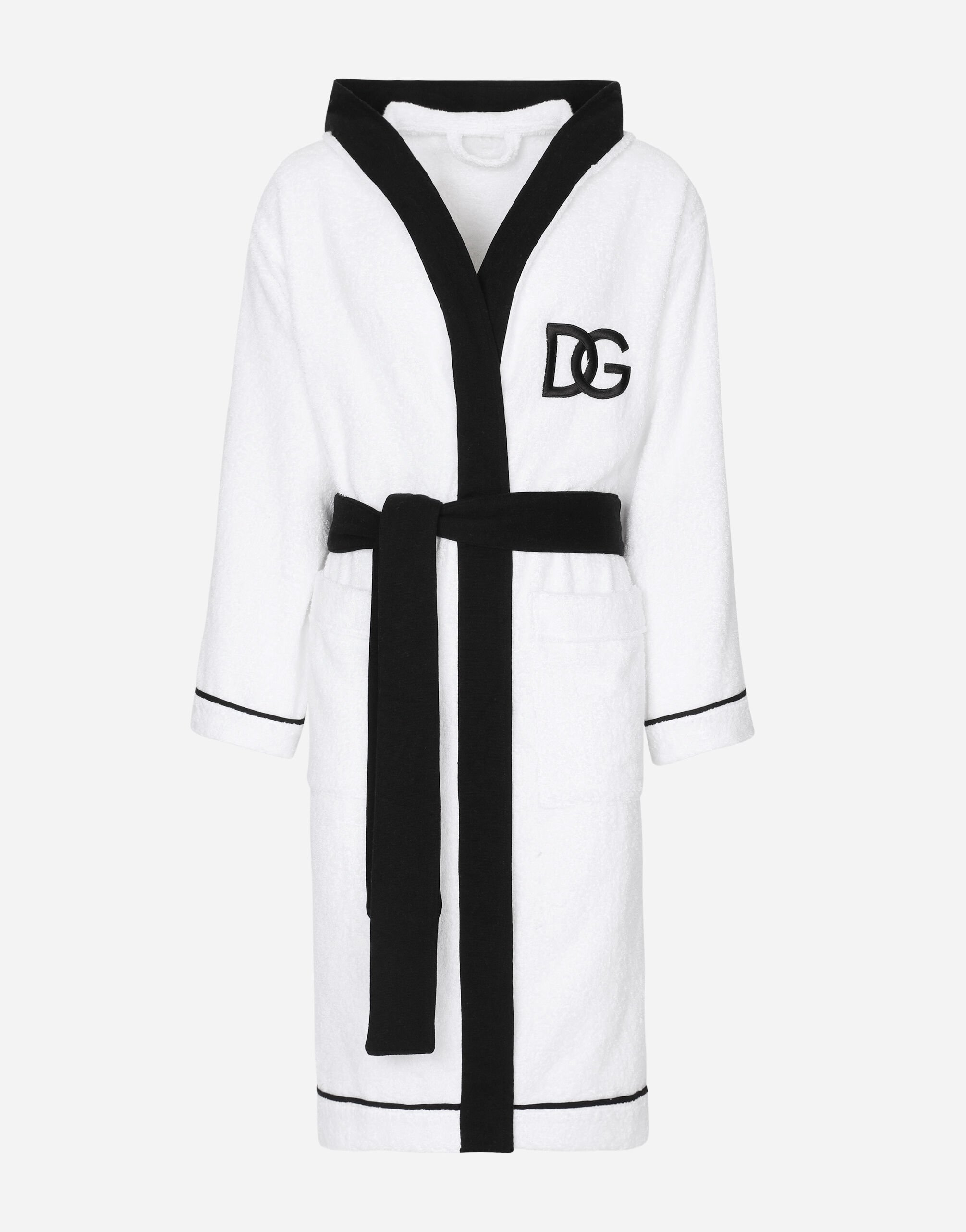 Dolce & Gabbana Terry Cotton Bathrobe Multicolor TCE001TCAIY