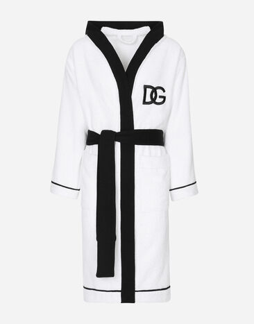 Dolce & Gabbana Terry Cotton Bathrobe Multicolor TCF010TCAGN