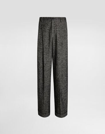 Dolce & Gabbana Wool chevron trousers Multicolor GP168TFCBAJ