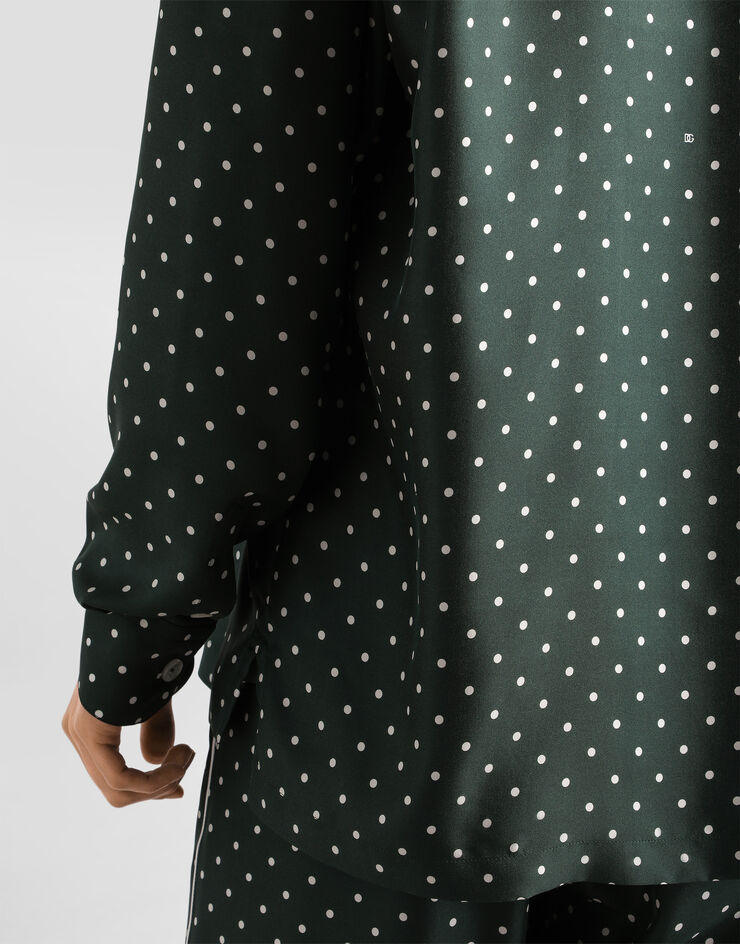 Dolce & Gabbana Polka dot-print silk twill hawaii shirt Dolce & Gabbana Polka dot-print silk twill hawaii shirt G5IF1TIS14A