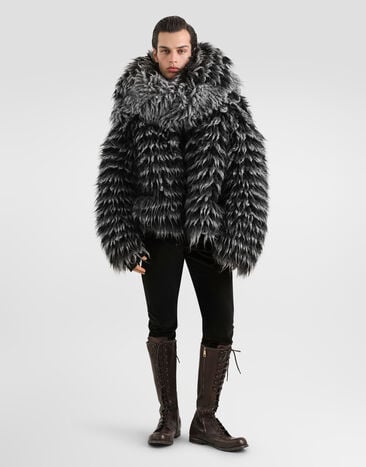 Dolce & Gabbana Fur-effect knit cardigan Dolce & Gabbana Fur-effect knit cardigan Multicolor GXVBTTJGMMQ