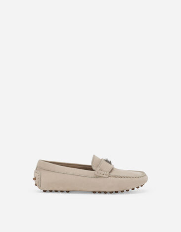 Dolce & Gabbana Mocassins en nubuck Imprimé L4JTDSHS7NG