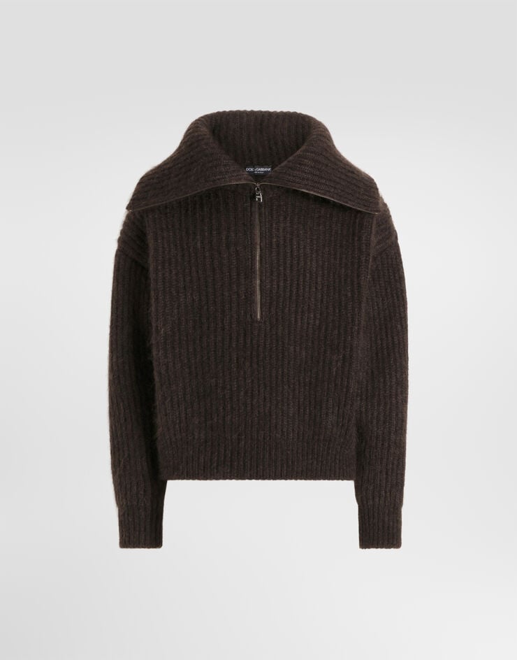 Dolce & Gabbana Wool blend pullover Dolce & Gabbana Wool blend pullover Brown GXWB7TJGMMX
