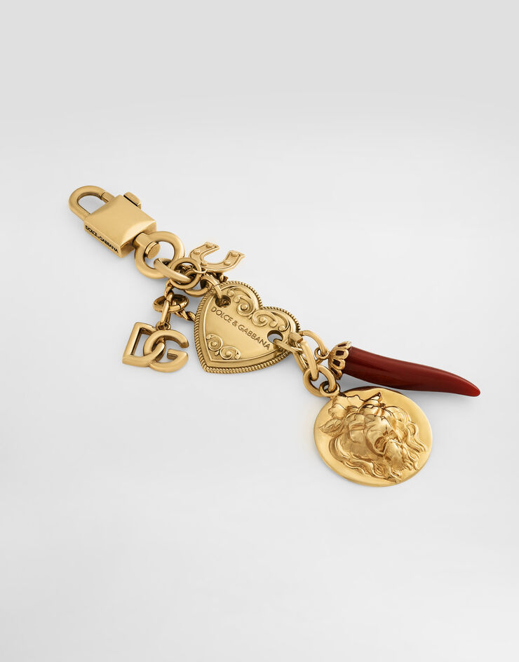 Dolce & Gabbana Schlüsselanhänger Devotion Mehrfarbig BI3364A6570