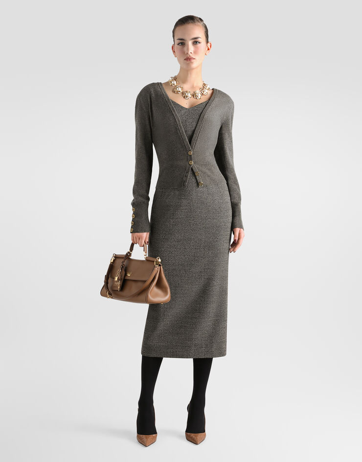 Dolce & Gabbana Cashmere cardigan Dolce & Gabbana Cashmere cardigan Grey FXVFKTJBW2G