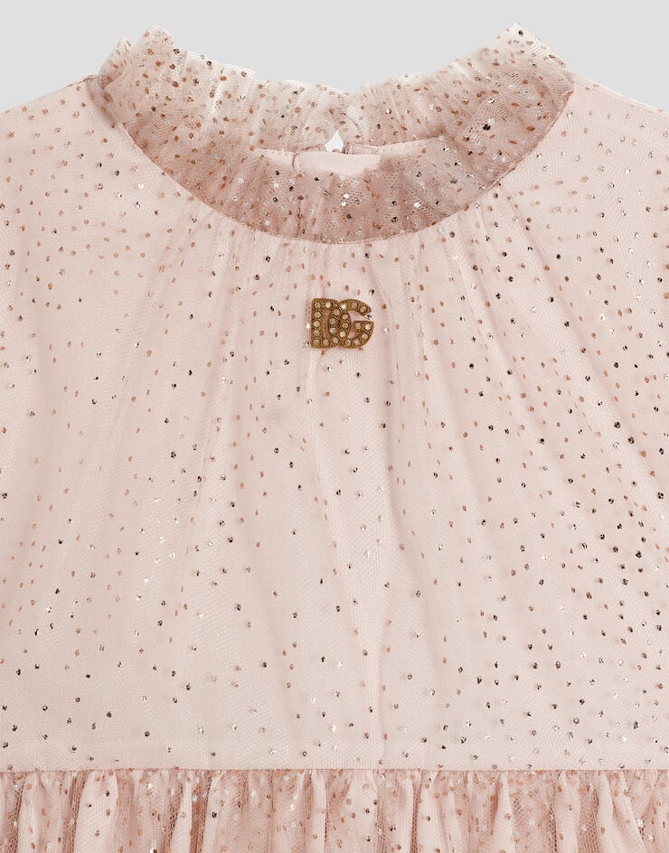 Dolce & Gabbana Polka dot-print tulle dress Print L54DK5FSSK6