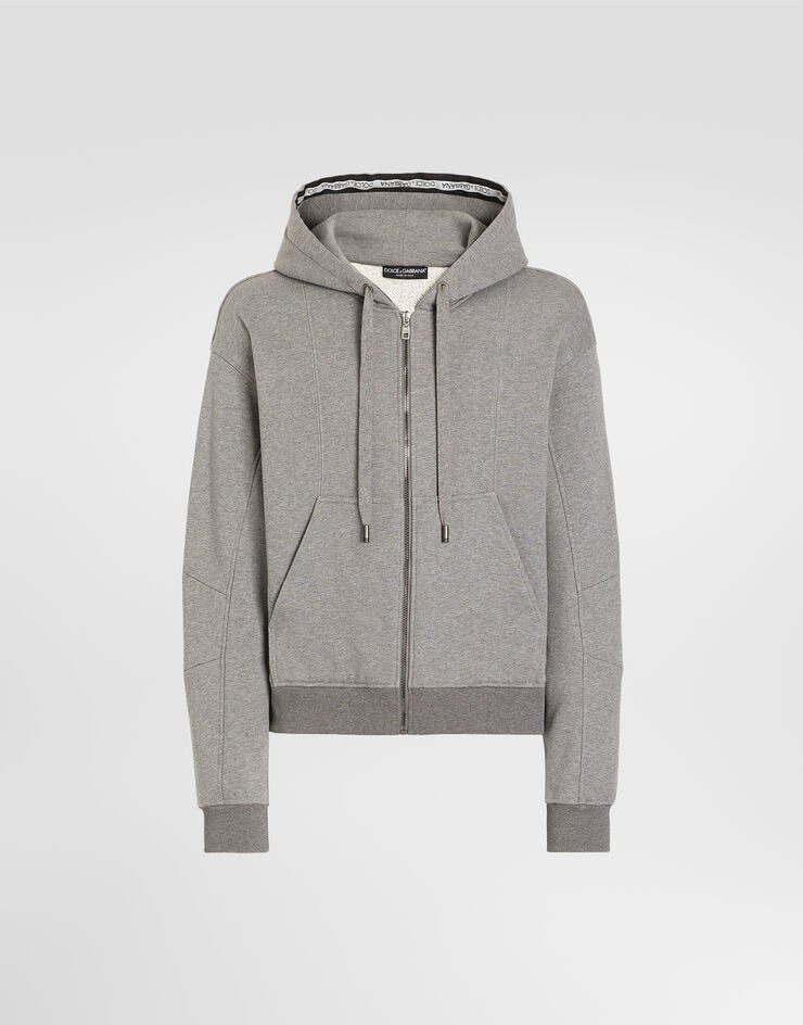 Dolce & Gabbana Cotton hooded sweatshirt Multicolor G9CIRTHU7ME