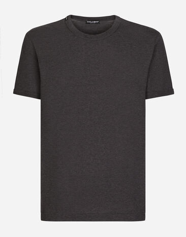 Dolce & Gabbana T-shirt in cotton Grey G8JX7TFU7EQ