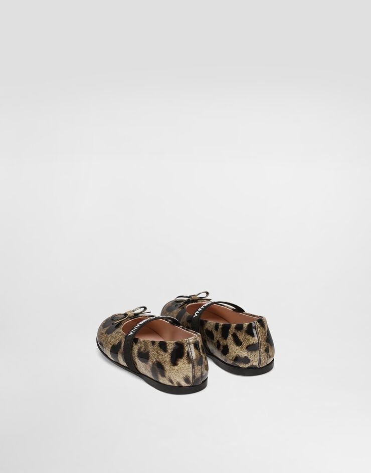 Dolce & Gabbana Ballet flats in printed shiny calfskin Print D20093AM568