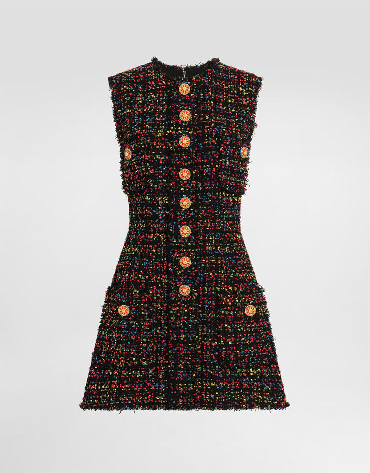 Dolce & Gabbana Tweed dress Dolce & Gabbana Tweed dress Multicolor F6SSWTFMZA5