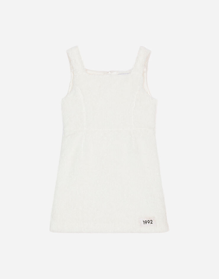 Dolce & Gabbana Short terrycloth dress White L5JD6TG7JK6