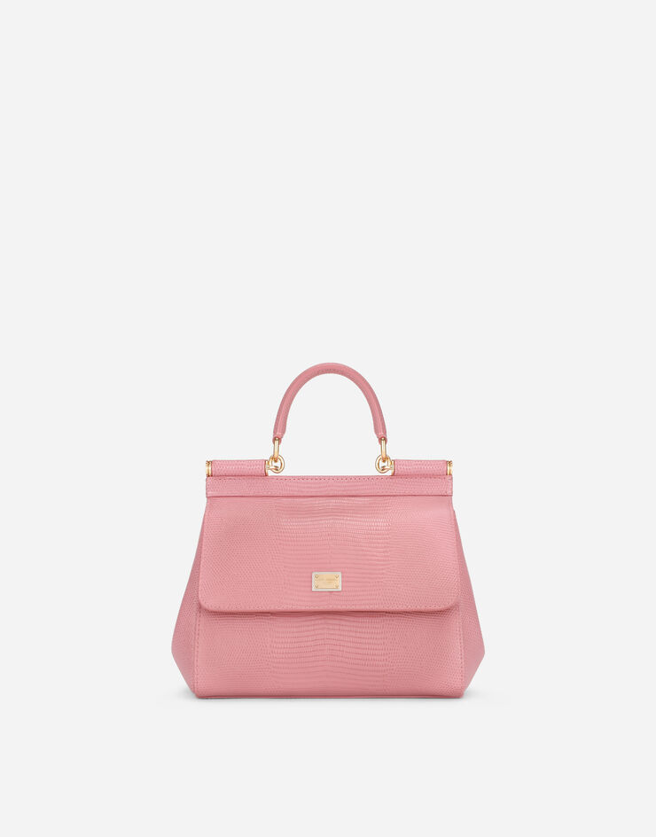 Dolce & Gabbana Henkeltasche Sicily mittelgroß ROSA BB6003A1095