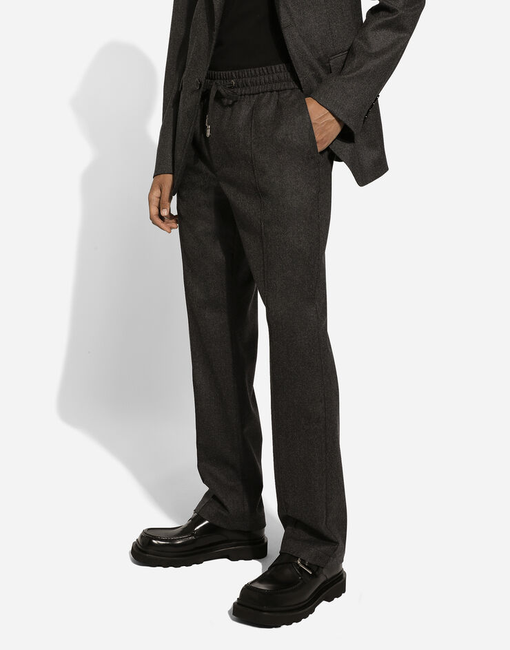 Dolce & Gabbana Flannel jogging pants Grey GP03FTFU21Q