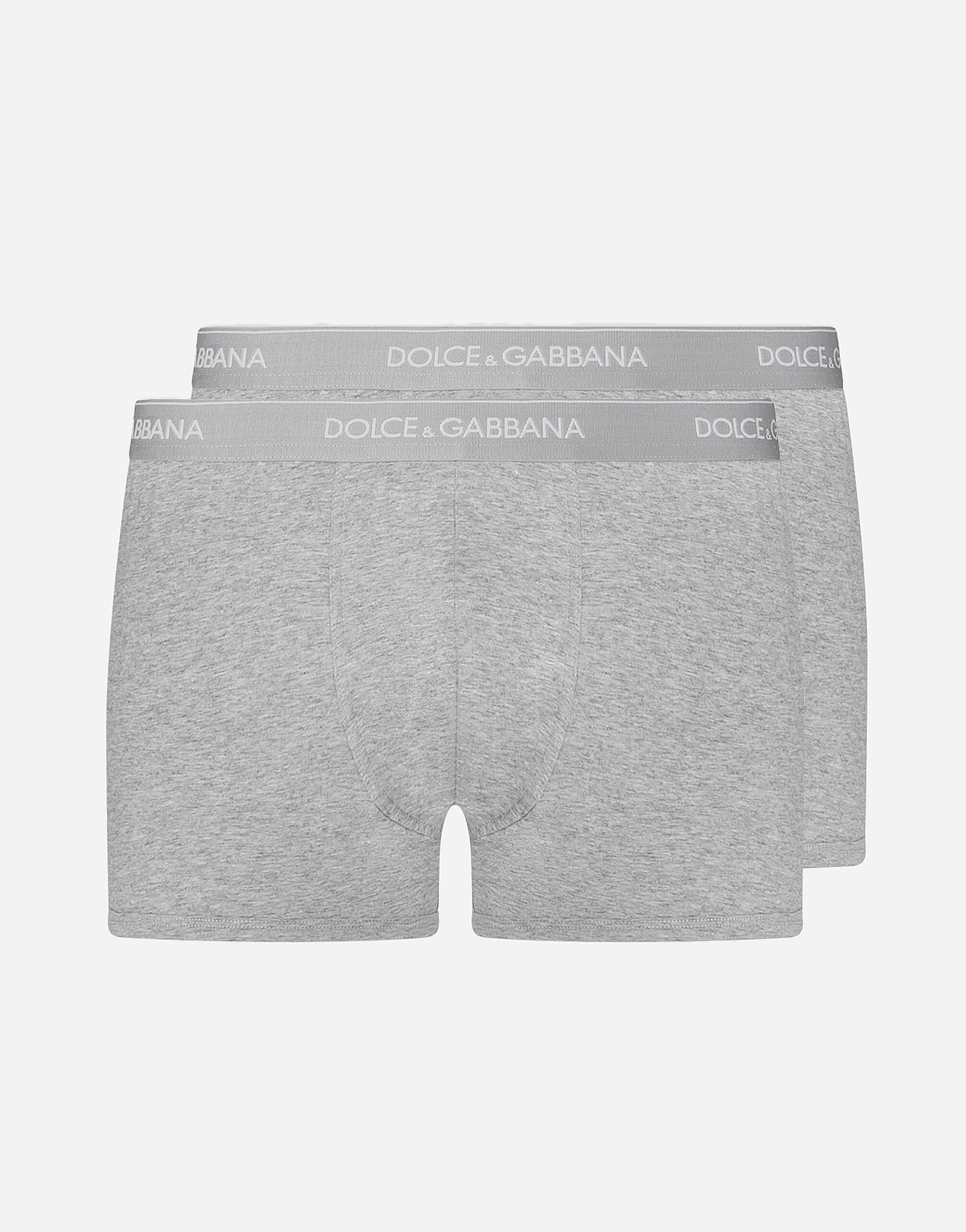 Dolce & Gabbana Pack de 2 bóxers regular de algodón elástico Imprima M4F05TIS1UW
