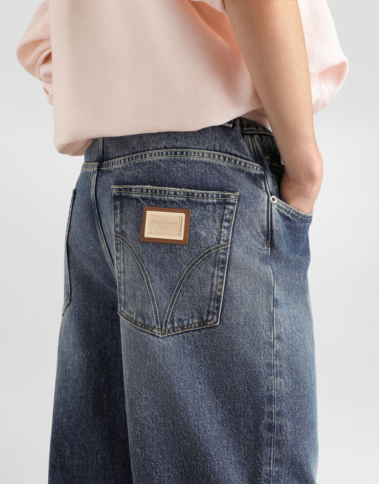 Dolce & Gabbana Pantalones en denim Dolce & Gabbana Pantalones en denim Multicolor GP22YDG8PN9