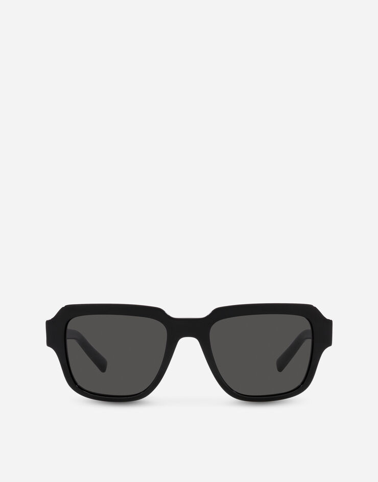Dolce & Gabbana DG crossed sunglasses Black VG440BVP187