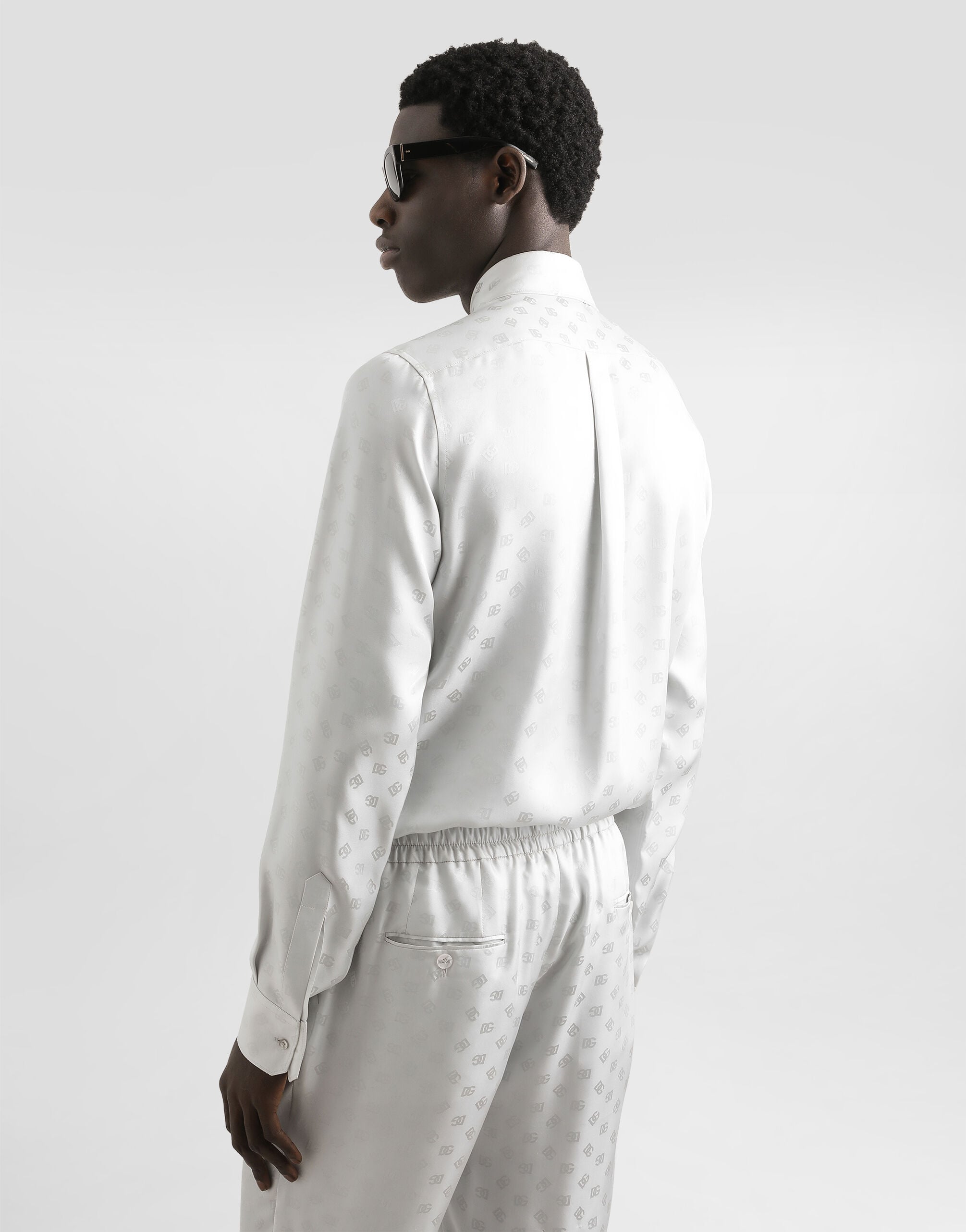 DG logo martini shirt in jacquard - thumbnail 10