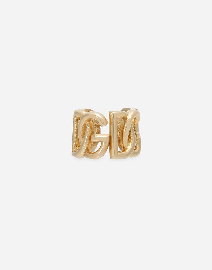 Dolce&Gabbana Pendiente ear cuff con logotipo DG Dorado WEP6L5W1111
