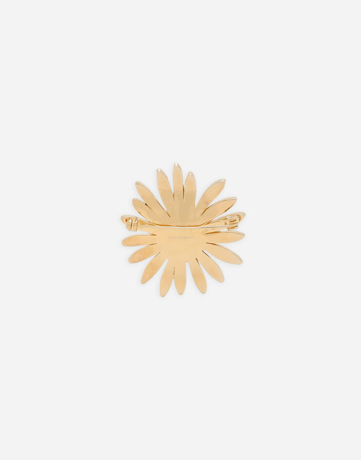 Dolce & Gabbana 45-mm daisy brooch Gold WPQ3S2W1111