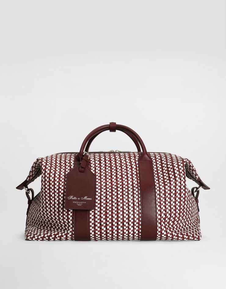 Dolce & Gabbana 皮革旅行袋 White BM2498A9N79