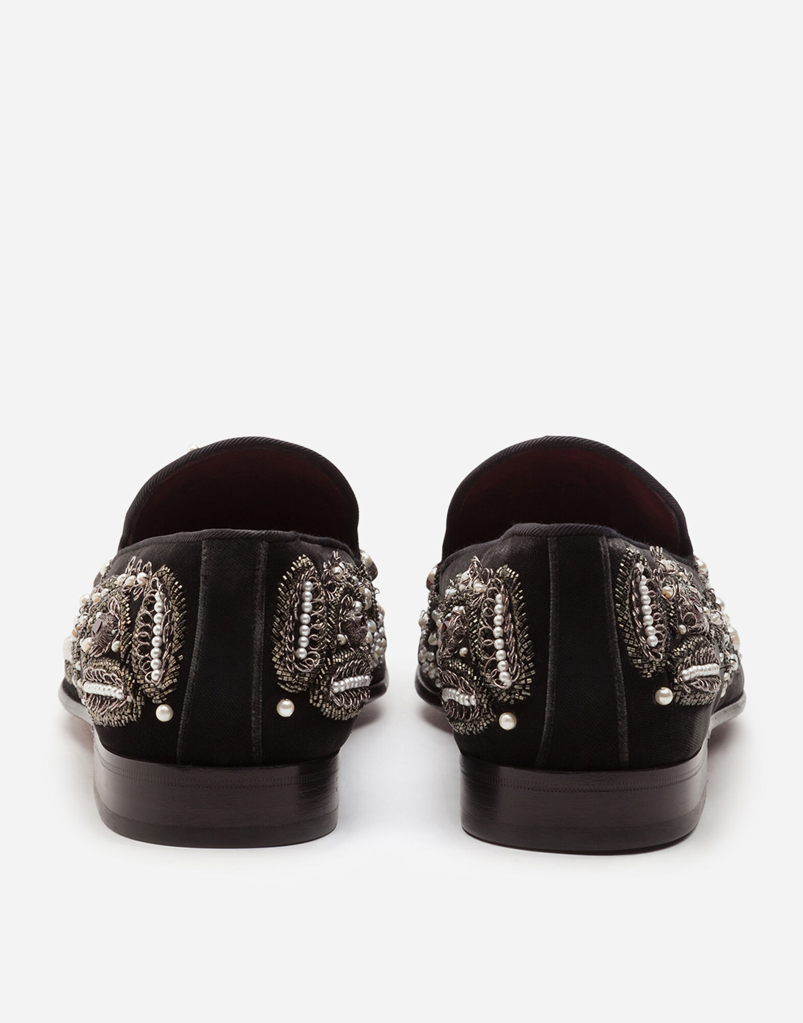 Dolce and hotsell gabbana velvet slippers