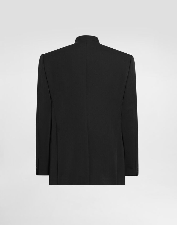 Dolce & Gabbana Double-breasted jacket inwool gabardine Black G2VO4ZFU21E
