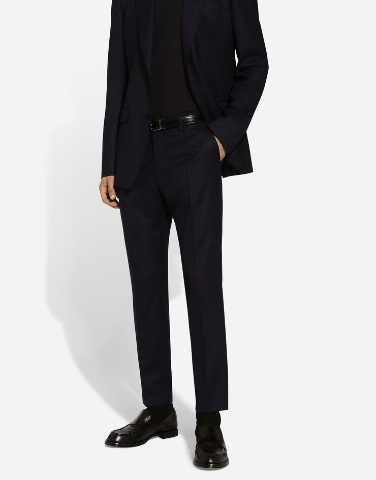 Dolce & Gabbana Tailored flannel pants Bleu GW13ETFU21Q