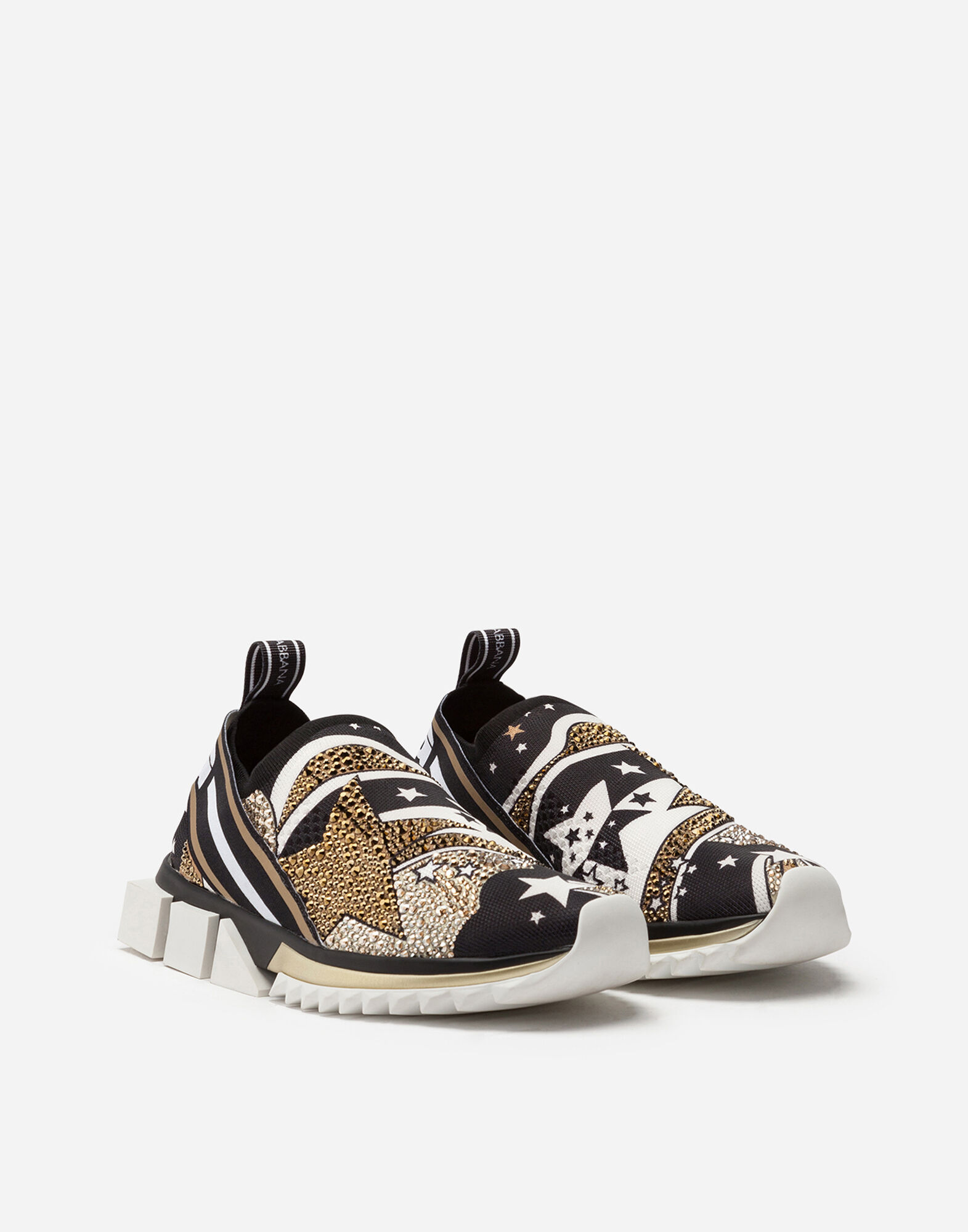 Dolce and gabbana glitter sneakers top