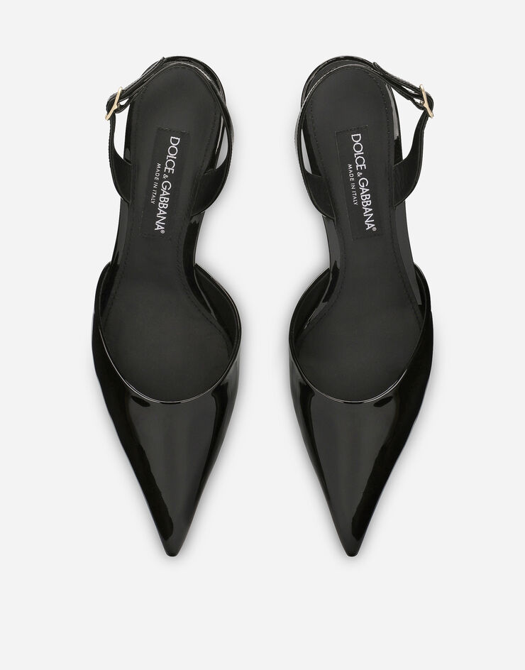 Dolce & Gabbana Zapato destalonado de charol Negro CG0717AP622