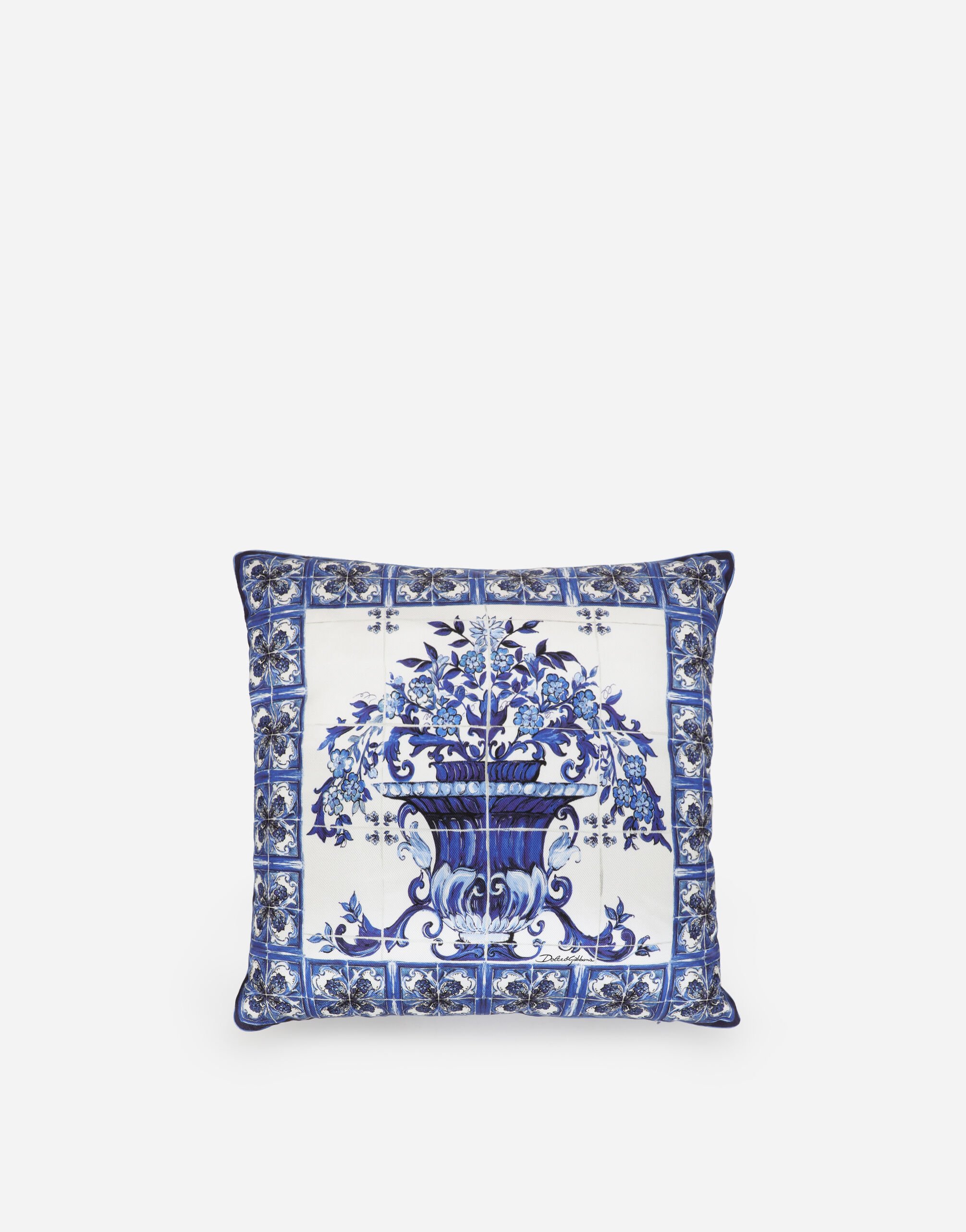 Dolce & Gabbana Silk Twill Cushion small Multicolor TCE001TCAIY